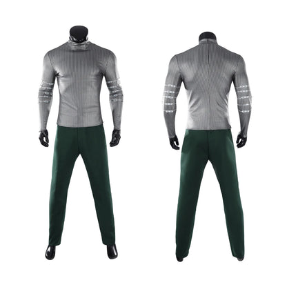 New Doom Cosplay Costume High Quality Green Cloak Mask Shoes Armor Set Men's Superhero Role Play Uniform Halloween Outfit Custom