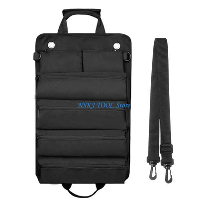 L8RC Tool Roll Bag Tool Roll Up Bag Tools Tote Bag Pockets Tool Sling