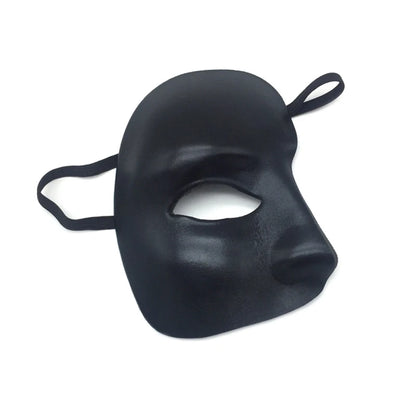 The Phantom Cosplay Half Face Mask Plastic Horror Mask Party Supplies Cosplay Props Festival Accessories