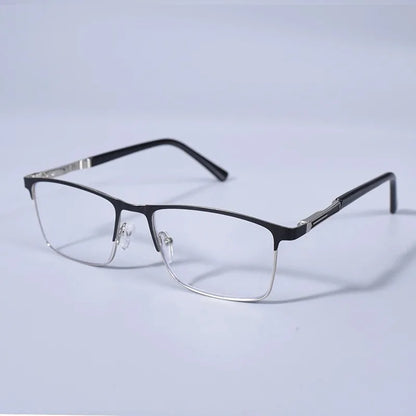 Double Color Oversize Frame Reading Glasses For Men And Women Anti blue Light High Quality Square Presbyopia Glasses+175