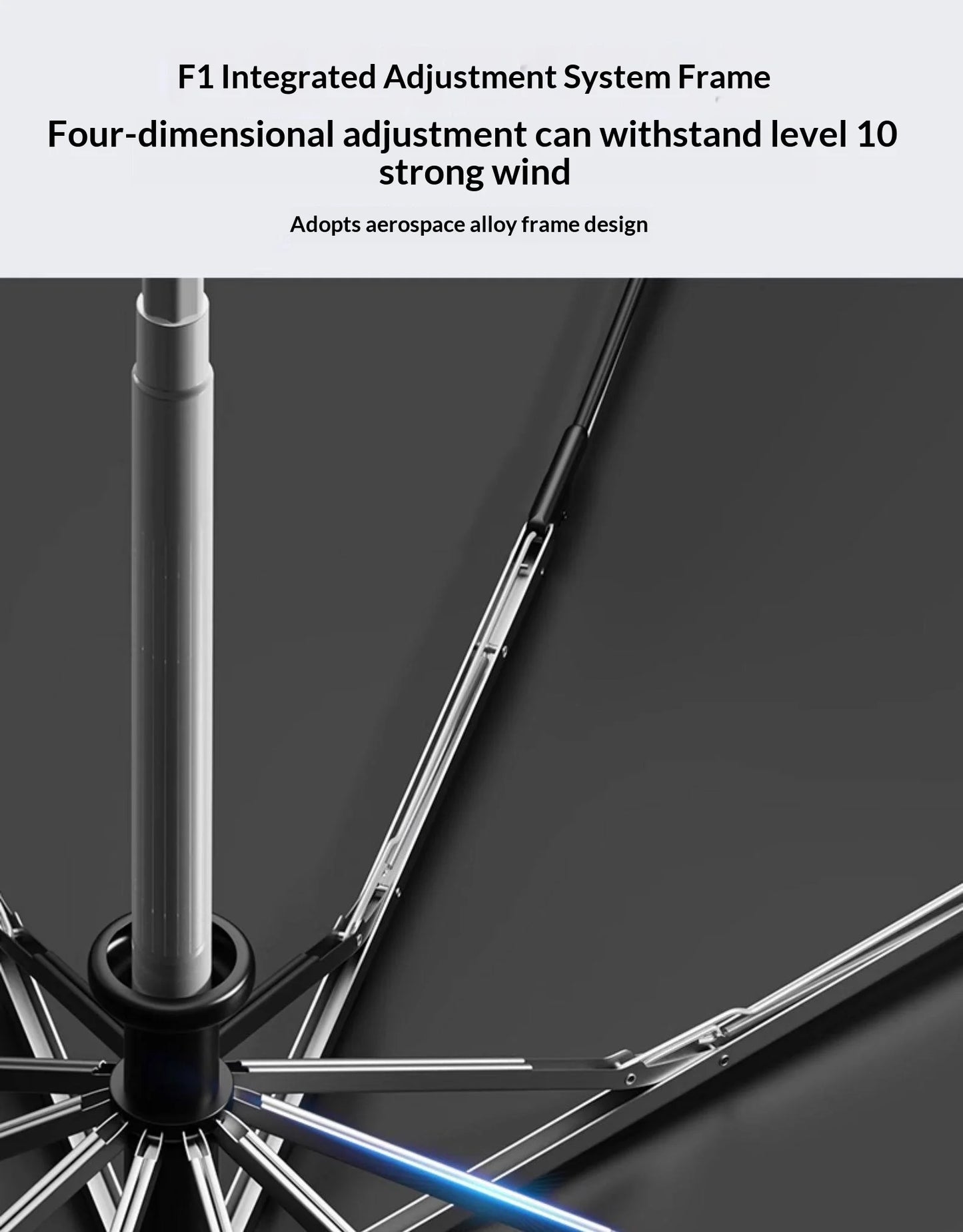 Fully automatic extra-large umbrella, thickened, reinforced, windproof, designed for heavy rain, reverse folding umbrella