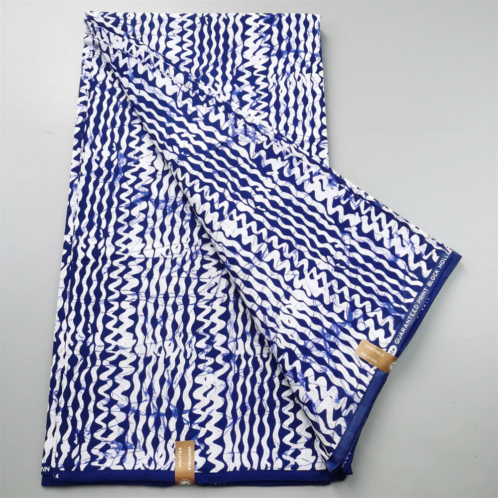 Ankara Fabric African Real Wax Print Fabric 100% Cotton High Quality 6 Yards African Fabric for Party Dress Nigeria