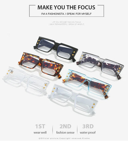 YOOSKE Square Eyeglasses Frames for Women Men Anti Blue Light Glasses Frame Optical Computer Eyewear