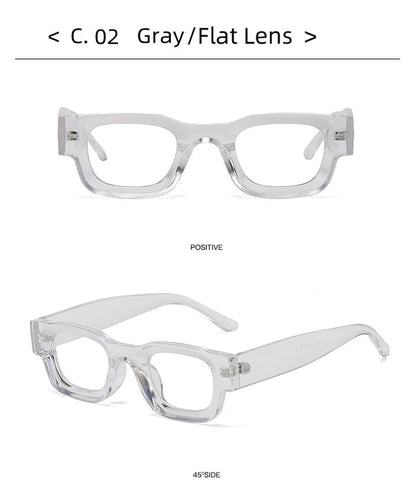 New Retro Small Square Glasses Frame Anti Blue Light Computer Reading Glasses For Men And Women Radiation Protection Eyeglasses
