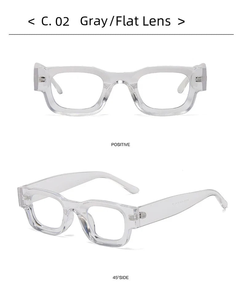 New Retro Small Square Glasses Frame Anti Blue Light Computer Reading Glasses For Men And Women Radiation Protection Eyeglasses