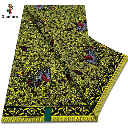 2025 Veritable Wax Guaranteed Real Wax Print Fabric dutch hollandais Pagne African Wax Fabric 6 yards