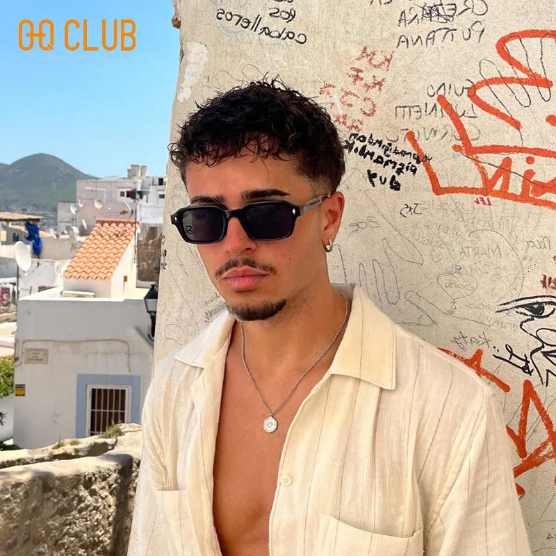 O-Q CLUB Uv400 Polarized Sunglasses Men 2024 Lunette Men's Glasses Women Eyewear Sunglass Luxury Women's Eyepieces Man Lenses