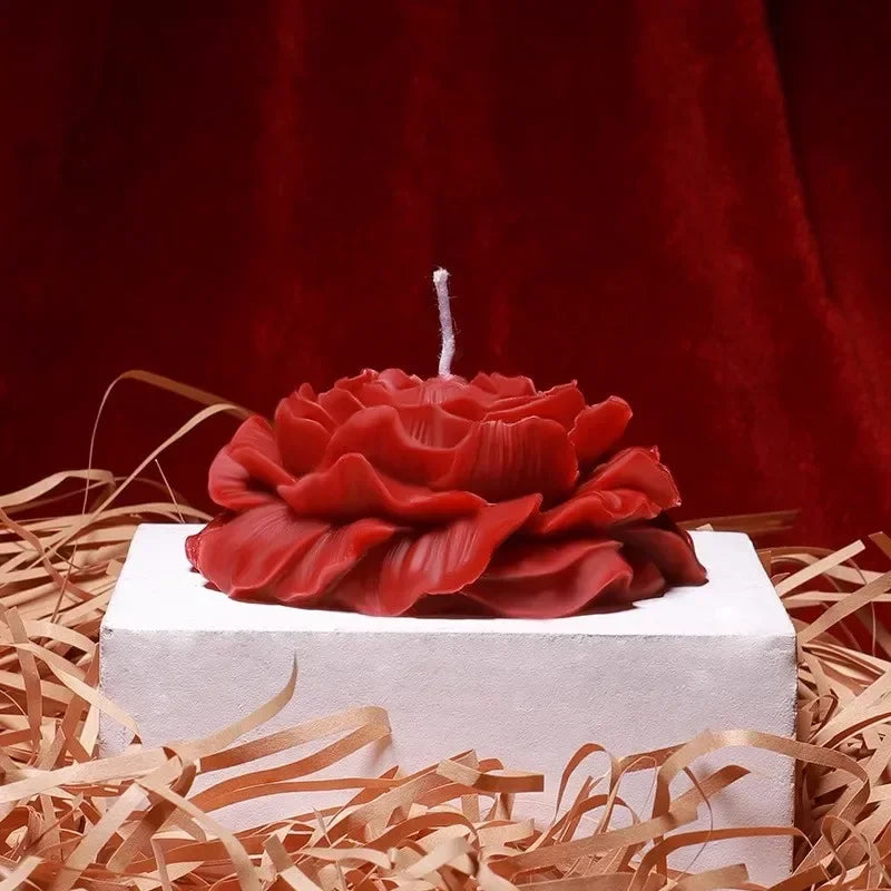 Low Temperature Candles Wax Rose Heart Candle 42 to 48 Degrees Peony Scented Decorative Waxs Valentine's Day Creative Gift