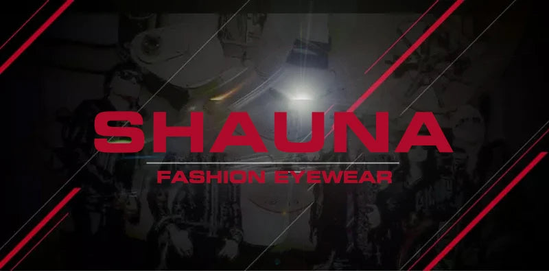 SHAUNA Ins Popular Fashion Polygon Square Women Glasses Frame Clear Anti Blue Light Eyewear Optical Men Red Blue Frame
