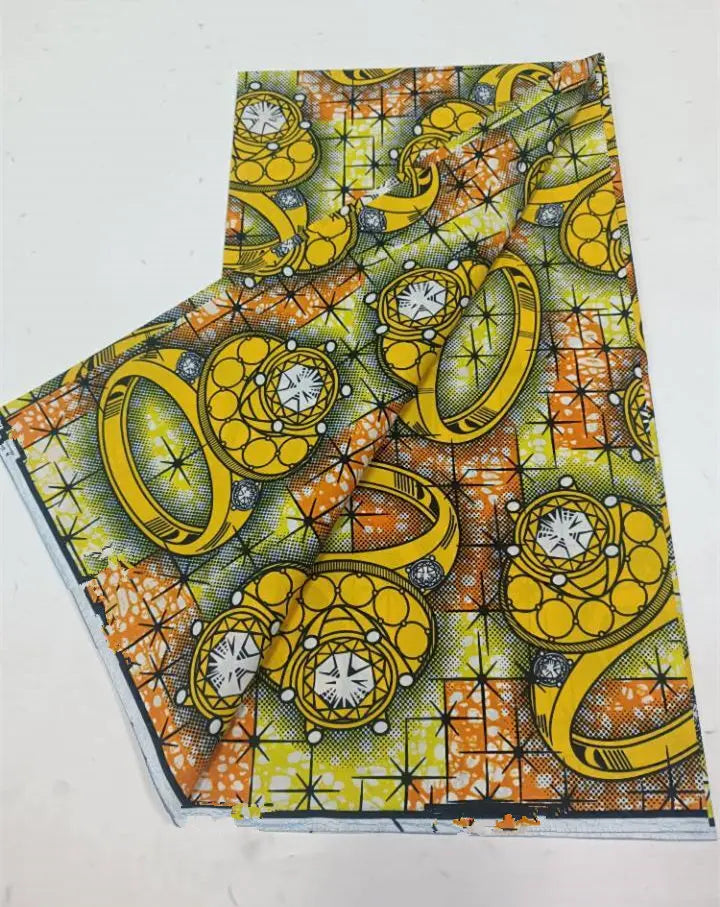 Ankara Wax Fabric 2024 High Quality African Wax Print Fabric 100% Cotton African Guaranteed Veritable Real Wax For Dresses