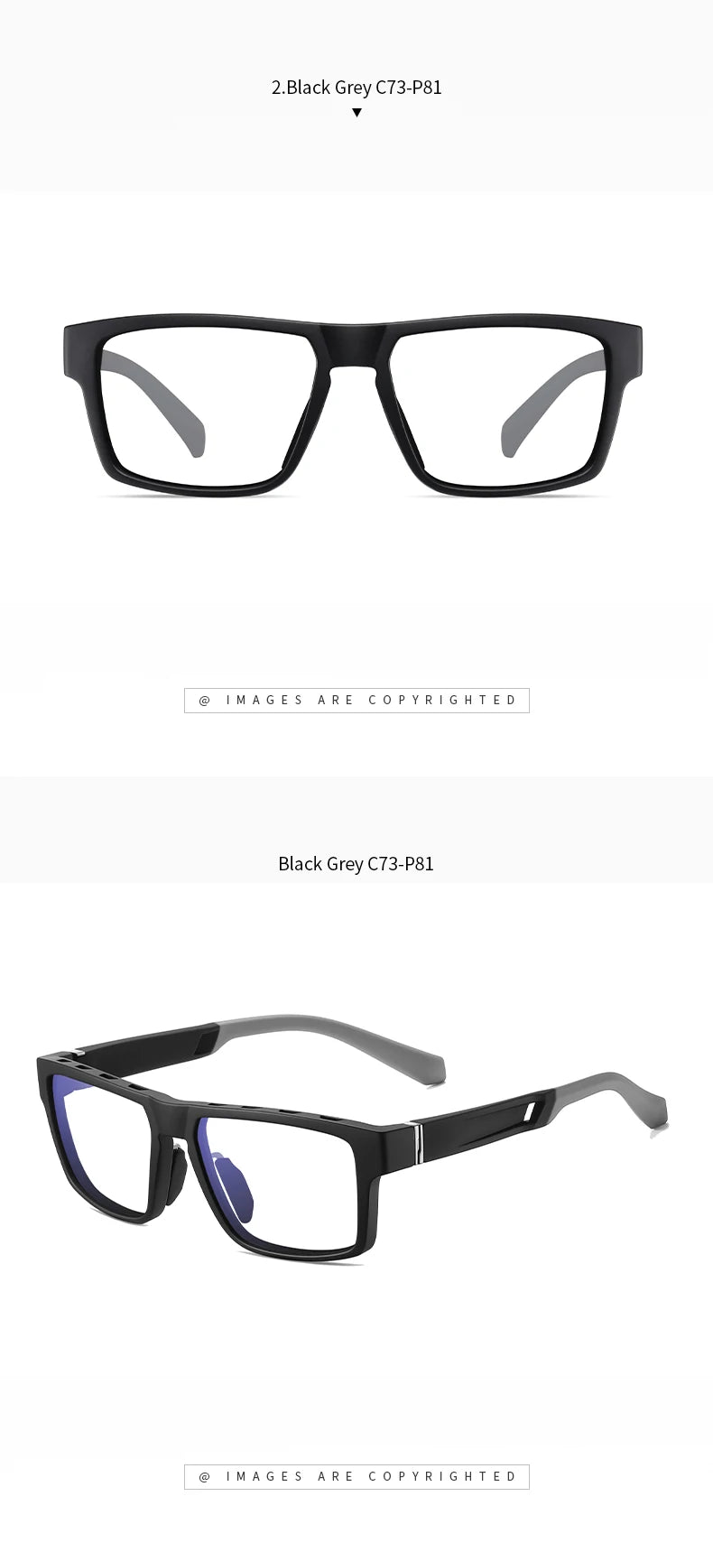 Men TR90 Anti Fog Eyeglasses Frame Blue Light Blocking Lenses Women Computer Glasses Prescription Myopia Reading Eyewear Frame