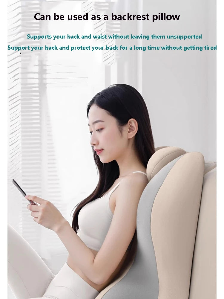Memory Foam Pillow Ergonomic Support Neck Leg Rest Reading Phone Use Bed Sofa Wedge Shape Pain Relief Comfort