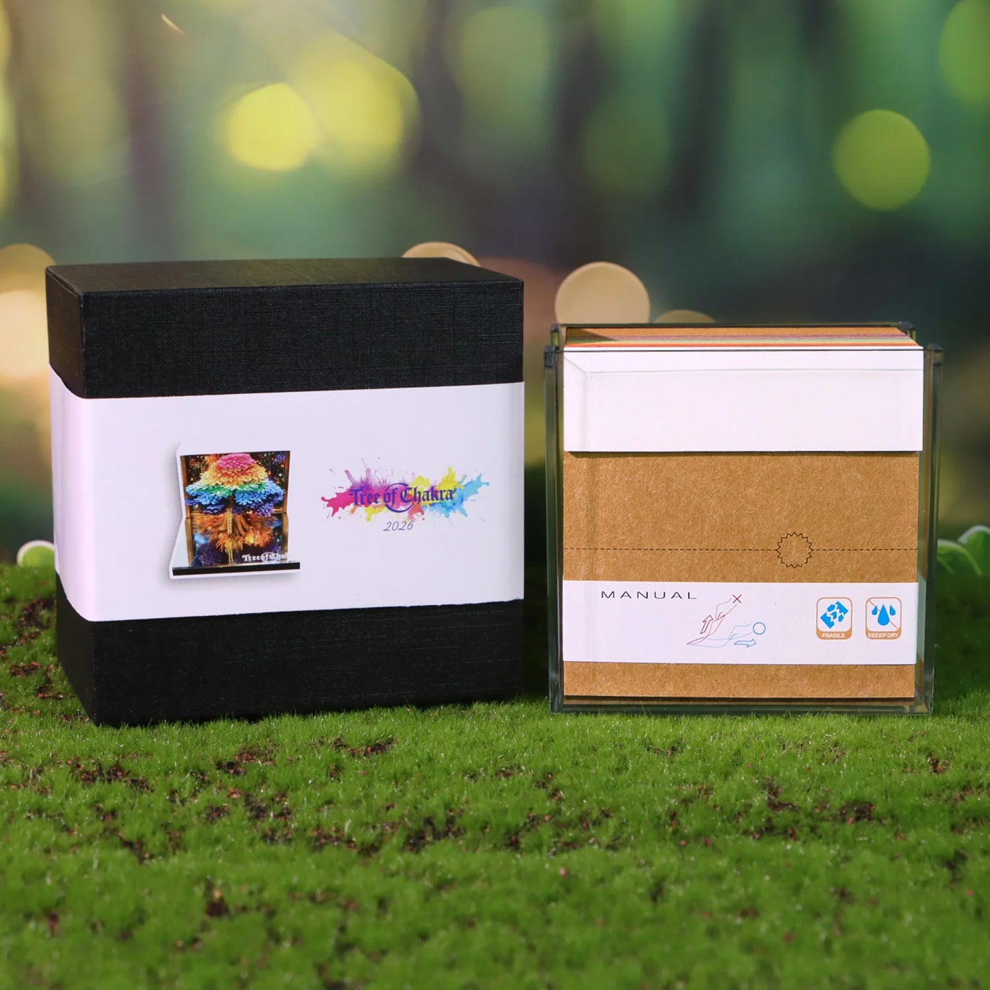 2026 3D Calendar Memo Pad Led Time Piece Calendar Tree of Chakra Desk Calendar Paper Carving Sticky Calendar For Christmas Gifts