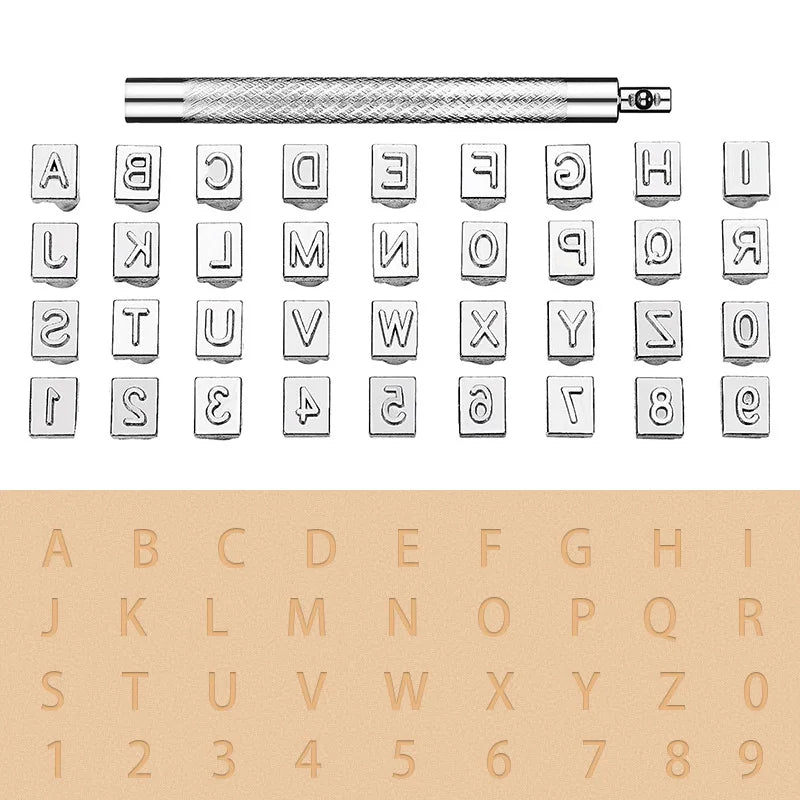 Leather alphanumeric stamp, DIY handmade leather carving personalized movable type seal, stainless steel material, 36 piece set

Sip & Blot / Sip And Blot / Sip&Blot / SipAndBlot