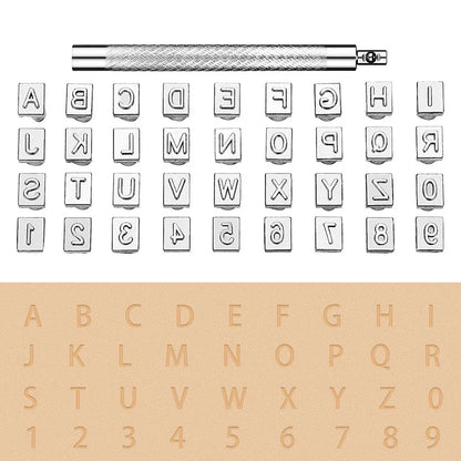 Leather alphanumeric stamp, DIY handmade leather carving personalized movable type seal, stainless steel material, 36 piece set

Sip & Blot / Sip And Blot / Sip&Blot / SipAndBlot