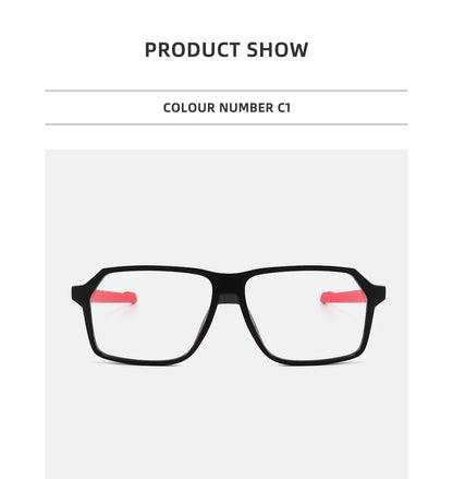Men Sports Glasses Square Blue Light Myopia Prescription Eyeglasses Reading TR90 Trendy Photochromic Lens Mtb Bicycle Eyewear +1