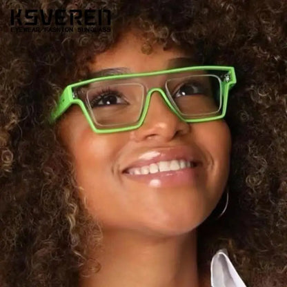 TR90 Vintage Square Anti Blue Light Reading Glasses Prescription Glasses Frame For Men Women Optical Glasses Presbyopic Eyewear
