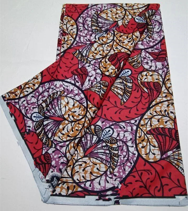 2023 Guaranteed Veritable Super Hollandais African Wax Fabric 100%Cotton 6 yards Original Ankara Block Print Pattern Africa