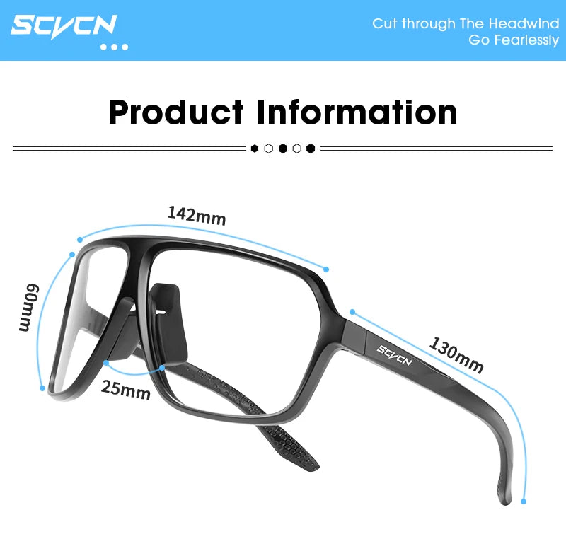 New UV400 Photochromic Cycling Sunglasses for Men MTB Road Bicycle Glasses Outdoor Sports Women Running Eyewear Bike Goggles