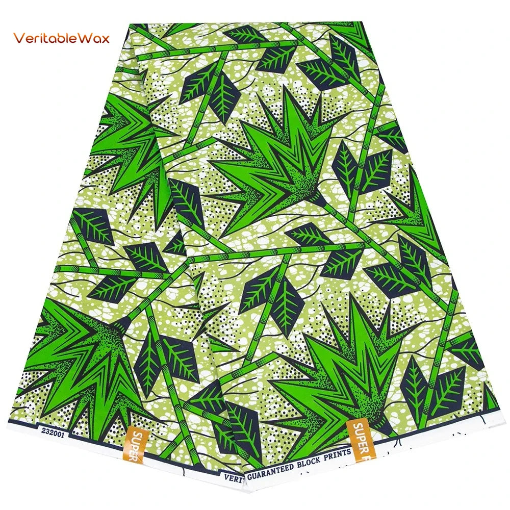 African Ankara Wax Fabric Patchwork Retro Style Double Prints Warp DIY Cloth Sewing Materials Africa Loincloth Polyester Tissu