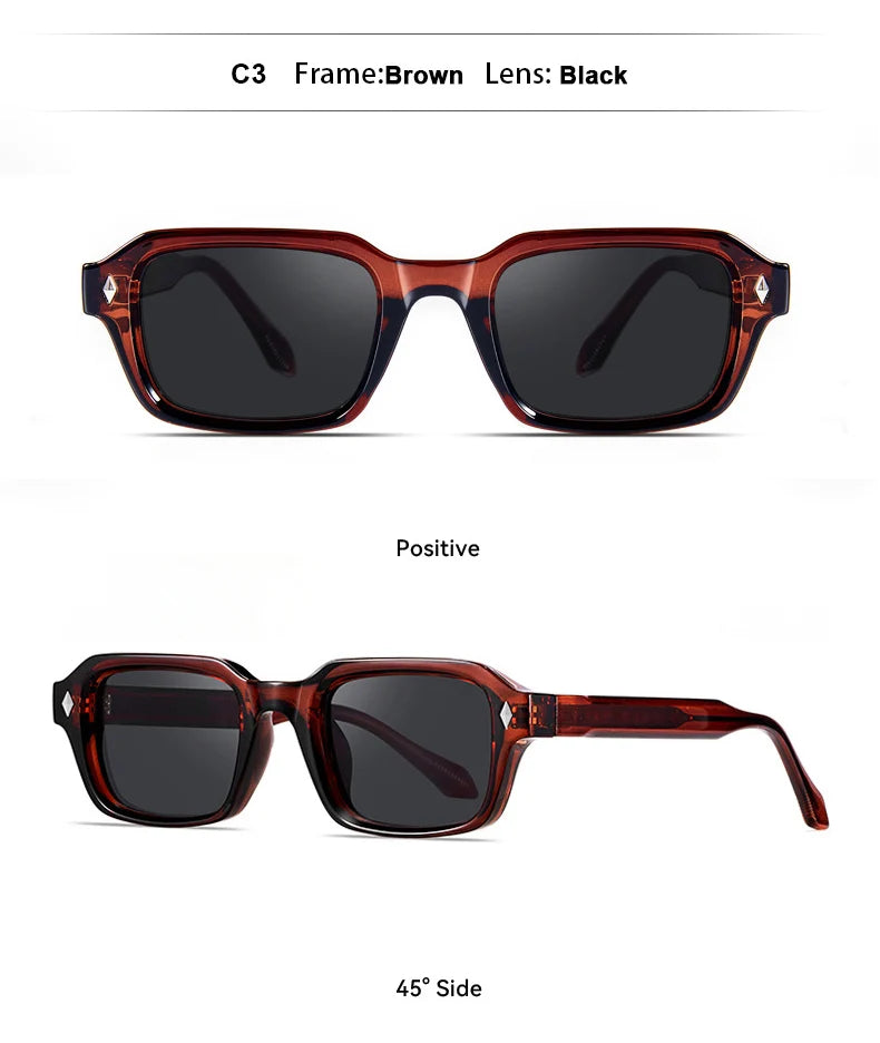 O-Q CLUB Uv400 Polarized Sunglasses Men 2024 Lunette Men's Glasses Women Eyewear Sunglass Luxury Women's Eyepieces Man Lenses