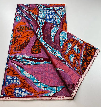 100%Certified Grand Super African Wax Nigerian GlitterGlam Gold Embellished Ankara Wax Printed Fabric Real Original For Sewing