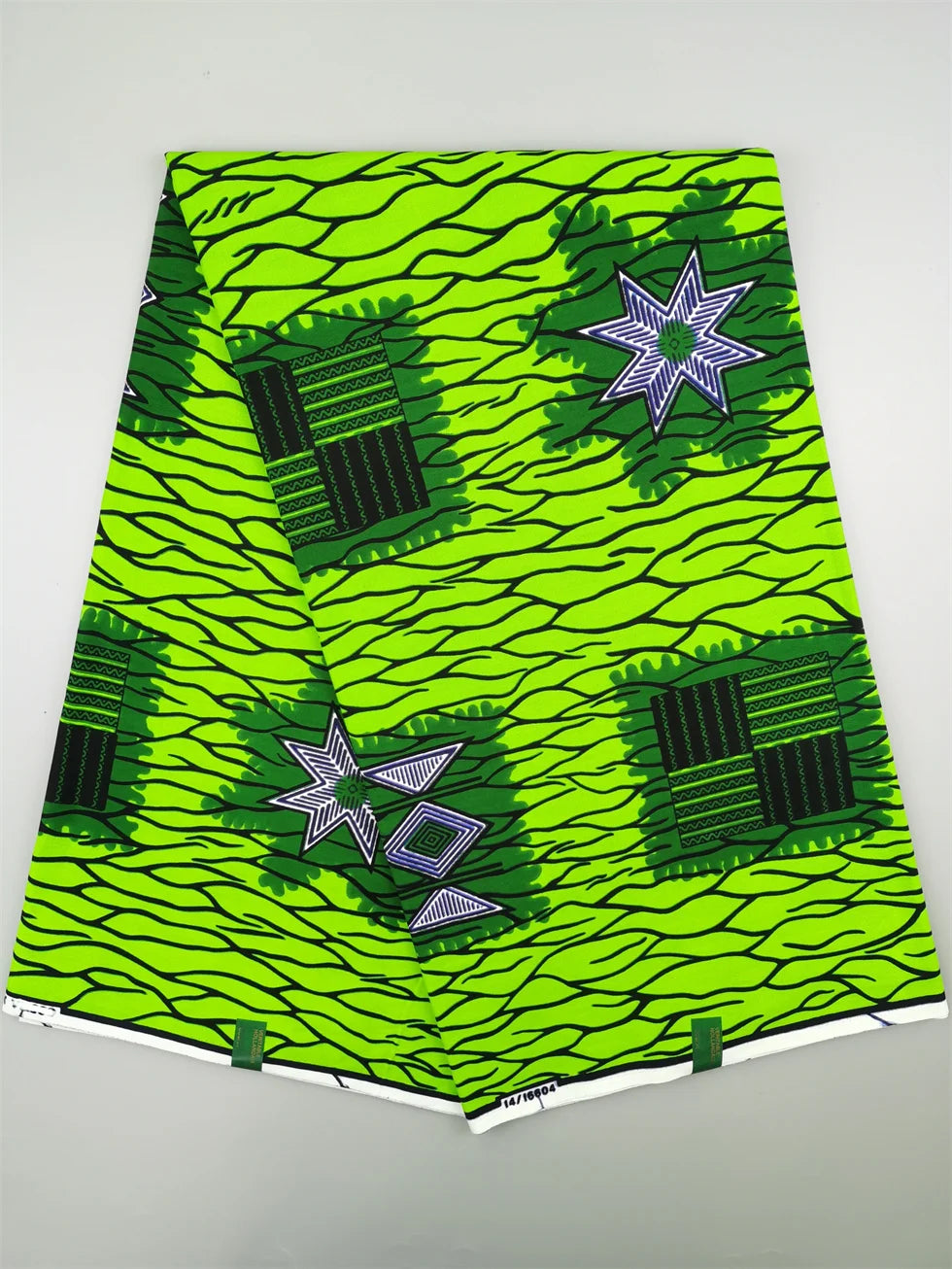 Dutch Hollandais Printed Fabric for African Classical Dress Veritable Real Wax Guaranteed 100% Cotton 6 Yards