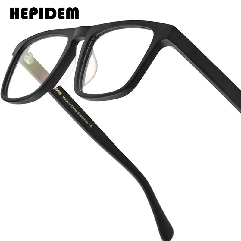 FONEX HEPIDEM Acetate Eyeglasses Frame Men 2025 New Small Round Brand Design Glasses Women Retro Vintage Eyewear Spectacles 9341