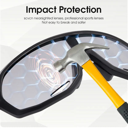 SCVCN Photochromic Sports Sunglasses Cycling Glasses UV400 Women Driving for Men Mountain MTB Bike Bicycle Goggles