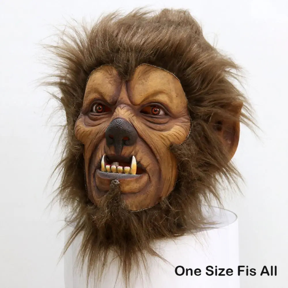 Horror Realistic Halloween Cosplay Warcraft Mask Latex Durable Demon Mask Wraith Mask