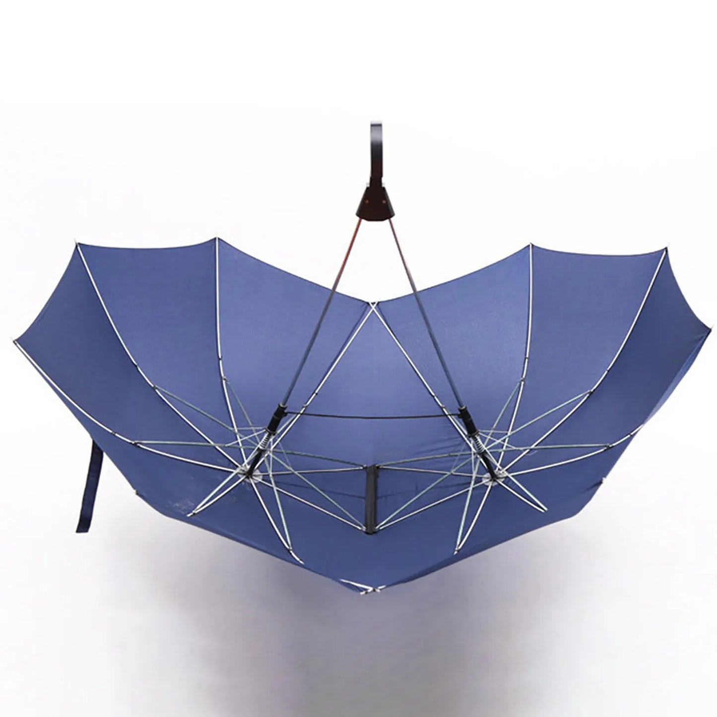 Convenient Umbrella Manual Closing Double Umbrella Large Area Coverage Sun Protection Couple Umbrella Rain-Roof