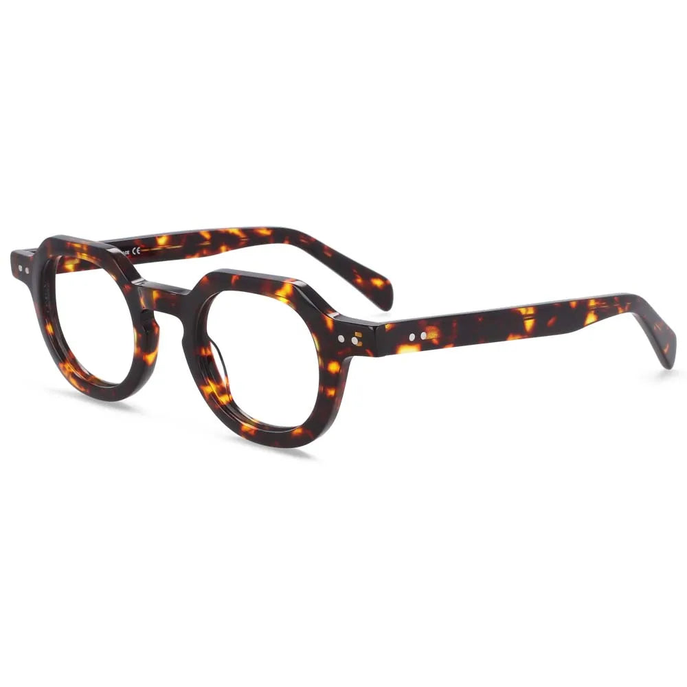 49875 Retro Anti Blue Light Acetate Optical Glasses Frames Men Women Fashion Computer Eyeglasses Customized Reading Glasses