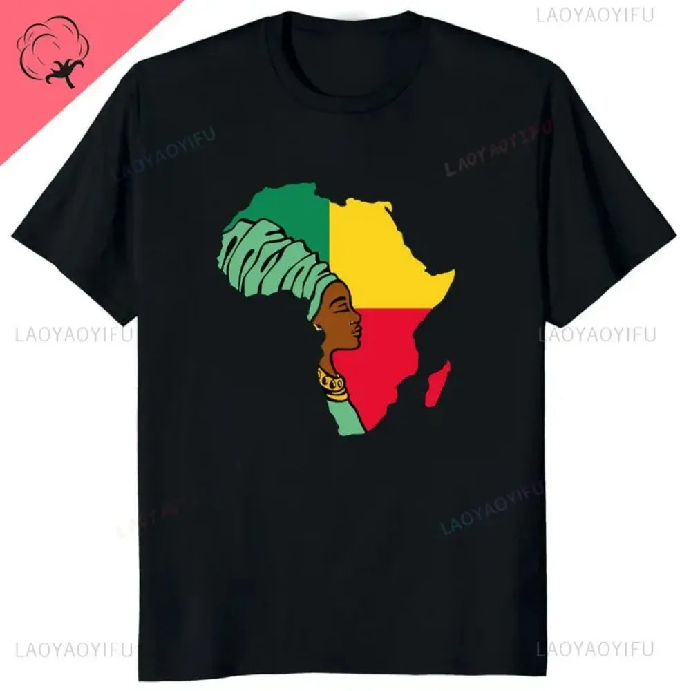 Hipster Reggae Africa Map Rasta Regae Music Vintage T Shirt Clothes 90s Hipster Short Sleeve T-shirts for Men Cotton Cool Tshirt