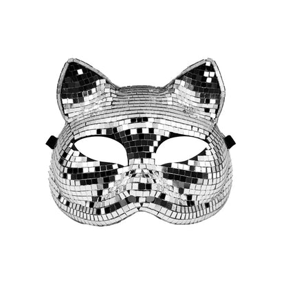 2025 New Disco Ball Glitter Face Mask Cosplay Shining Queen Halloween Party Costumes Accessories Men Fashion Masks