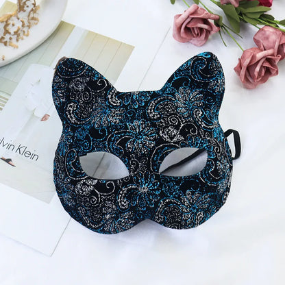 Sexy Adult Mask Role play Cat Mask Half Face Fox Animal Cosplay Sex Mask Halloween Party Mask Masquerade Ball Fancy Masks