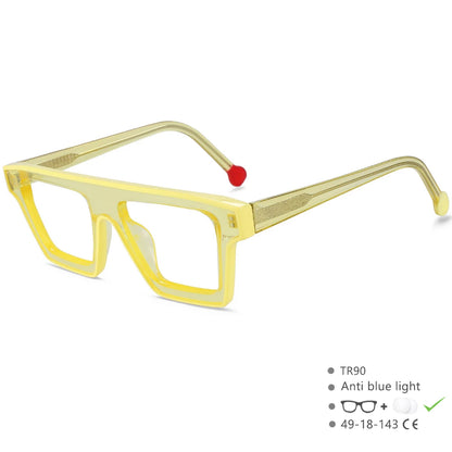 R56012 Oversized Rectangle Reading Glasses +1.00 +2.00 +3.00 Retro Eyeglasses for Hyperopia Glasses Presbyopia Eyeglasses