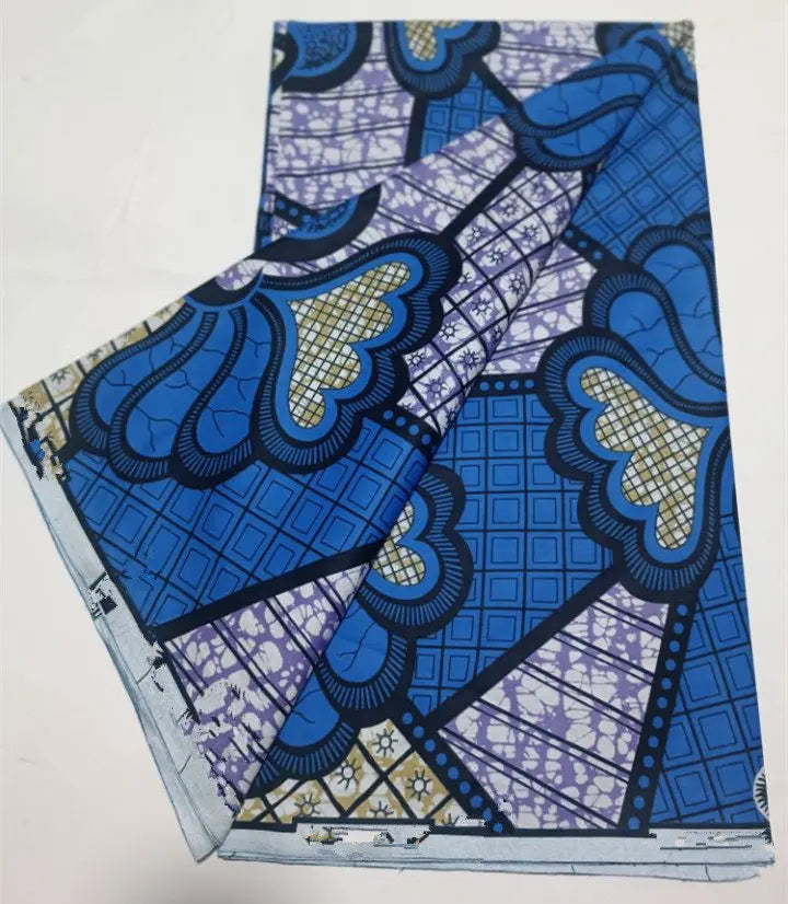2023 Guaranteed Veritable Super Hollandais African Wax Fabric 100%Cotton 6 yards Original Ankara Block Print Pattern Africa