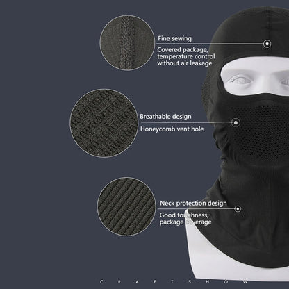 GTUBIKE Breathable Balaclava Hat High Elastic Motorcycle Full Face Mask Bicycle Ski Motorcycle Helmet Inner Cap Scarf Headgear