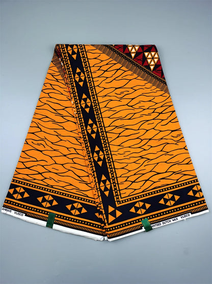 Dutch Ankara Wax Print Fabric High Quality Wax African Hollandais Fabric 100% Cotton Soft African Veritable Real Wax for Dress