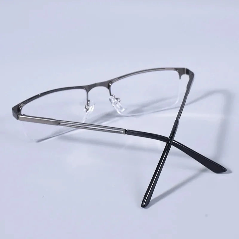 Light Half Frame Reading Glasses Blue Light For Presbyopia Eyeglasses with Diopters +1.0+1.25+1.5+1.75+2.0+2.25+2.5+2.75+3.0+4.0