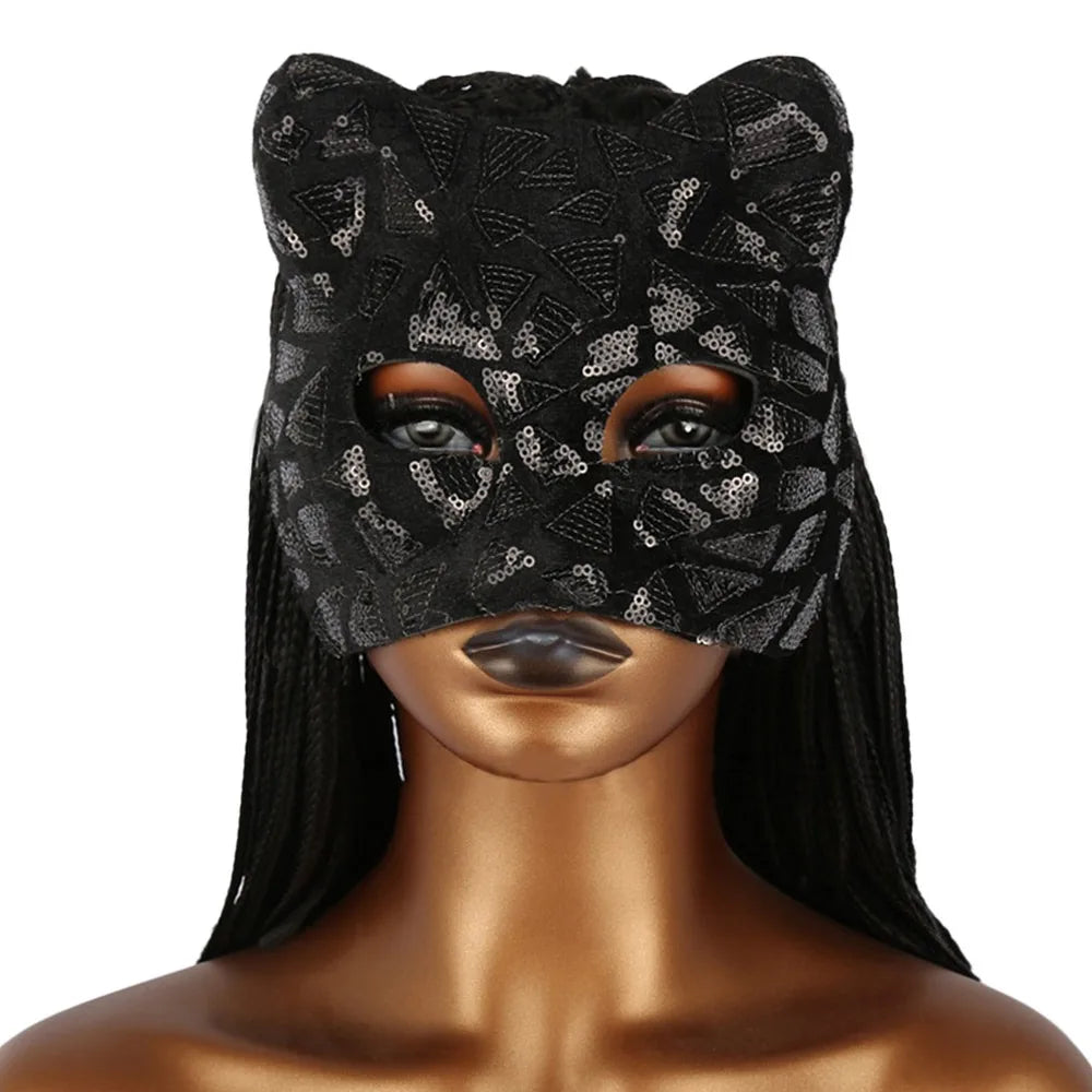 Fashion EVA Cat Girl Mask Venetian Party Party Makeup Ball Mardi Gras Mask Half Face Masquerade Mask