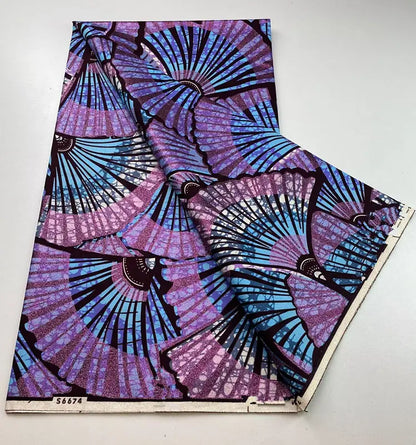 100%Certified Grand Super African Wax Nigerian GlitterGlam Gold Embellished Ankara Wax Printed Fabric Real Original For Sewing