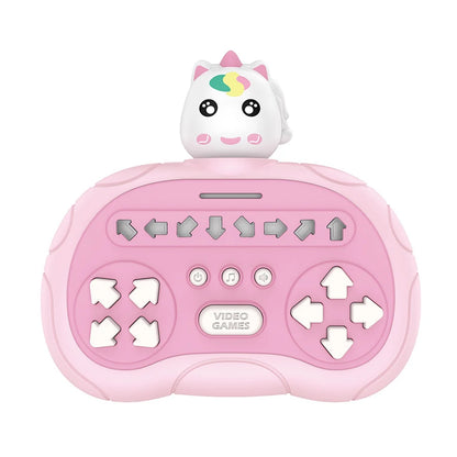 Quick Push Game Pop Up Fidget Bubble Electronic Pop it Pro Game Pikachu Stitch Spider Man  Light AntiStress Toys For Kids Gift