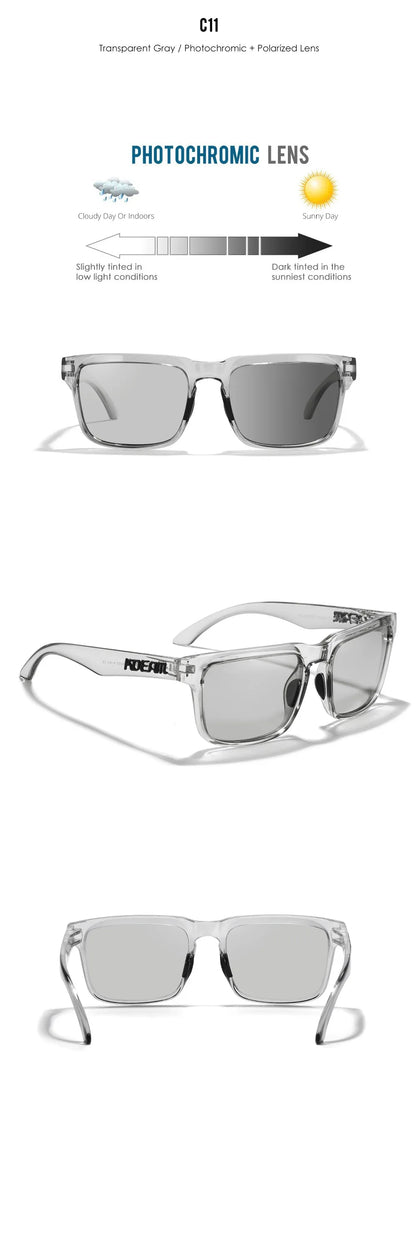 KDEAM Extra Large Size PLUS Women's Polarized Sunglasses for Men Driving Photochromic Night Vision Sun Glasses Suit for Big Face
