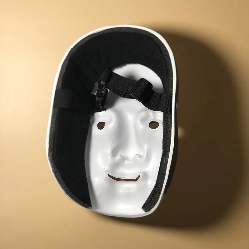 Horror Cosplay Anime Halloween Mask Japanese Noh Opera Huoying Tang Monk Costume Sun Jilang Mask Prajna Leech Masks Event Party