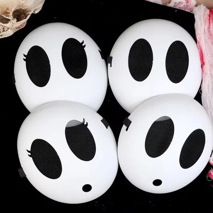 4/1pcs Game Bros Shy Guy Mask Halloween Party Cosplay Costume Unisex Kids Boys Girls Adult Full Face Masks Accessories Props