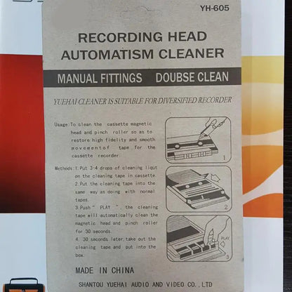 Cassette Tape Head Cleaner Demagnetizer Kits Audio Deck Huishoudelijke Tape Player Reinigingsproducten Recorder Reiniger Vloeist
