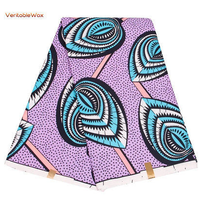 African Ankara Wax Fabric Patchwork Retro Style Double Prints Warp DIY Cloth Sewing Materials Africa Loincloth Polyester Tissu