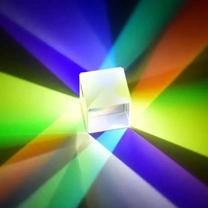 1pcs Science Magic Prism Cube 20mm Hexahedral Crystal Magic Cmy Cube 3D Color Cube Prism For Photography