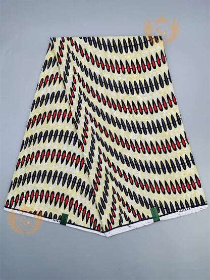 New 100% Cotton Original Real Wax Ankara Fabric 2021 African Print Fabric For Wedding Dress Tissue African Fabric Wax Fabric